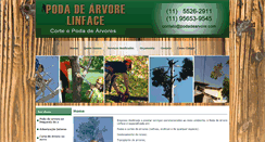 Desktop Screenshot of podadearvore.com
